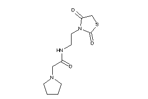 Image of N-[2-(2,4-diketothiazolidin-3-yl)ethyl]-2-pyrrolidino-acetamide