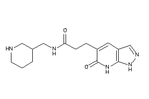 3-(6-keto-1,7-dihydropyrazolo[3,4-b]pyridin-5-yl)-N-(3-piperidylmethyl)propionamide