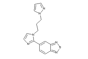 Image of 5-[1-(3-pyrazol-1-ylpropyl)imidazol-2-yl]piazthiole