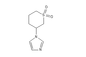 3-imidazol-1-ylthiane 1,1-dioxide