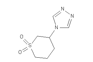 3-(1,2,4-triazol-4-yl)thiane 1,1-dioxide