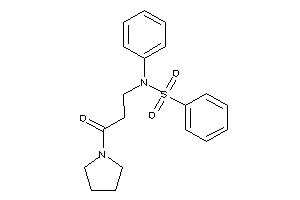 N-(3-keto-3-pyrrolidino-propyl)-N-phenyl-benzenesulfonamide