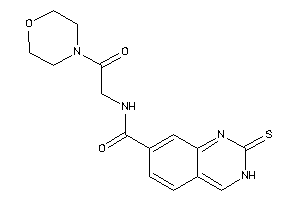 N-(2-keto-2-morpholino-ethyl)-2-thioxo-3H-quinazoline-7-carboxamide