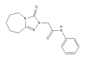 Image of 2-(3-keto-6,7,8,9-tetrahydro-5H-[1,2,4]triazolo[4,3-a]azepin-2-yl)-N-phenyl-acetamide