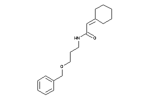 N-(3-benzoxypropyl)-2-cyclohexylidene-acetamide