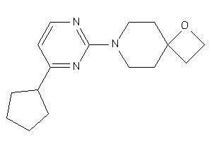 Image of 7-(4-cyclopentylpyrimidin-2-yl)-1-oxa-7-azaspiro[3.5]nonane