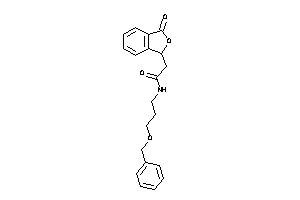 N-(3-benzoxypropyl)-2-phthalidyl-acetamide