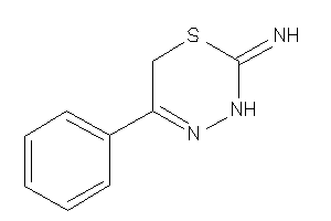 (5-phenyl-3,6-dihydro-1,3,4-thiadiazin-2-ylidene)amine