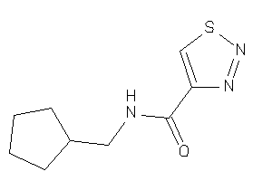 N-(cyclopentylmethyl)thiadiazole-4-carboxamide