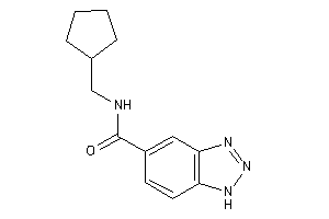 N-(cyclopentylmethyl)-1H-benzotriazole-5-carboxamide