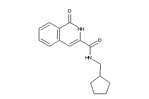 N-(cyclopentylmethyl)-1-keto-2H-isoquinoline-3-carboxamide