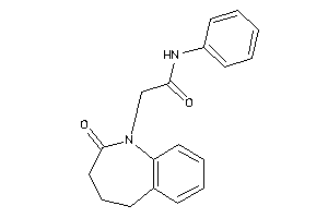 Image of 2-(2-keto-4,5-dihydro-3H-1-benzazepin-1-yl)-N-phenyl-acetamide
