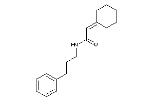 2-cyclohexylidene-N-(3-phenylpropyl)acetamide