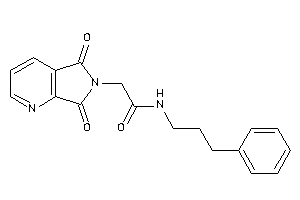 Image of 2-(5,7-diketopyrrolo[3,4-b]pyridin-6-yl)-N-(3-phenylpropyl)acetamide