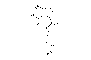 N-[2-(1H-imidazol-5-yl)ethyl]-4-keto-3H-furo[2,3-d]pyrimidine-5-carboxamide