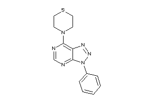 4-(3-phenyltriazolo[4,5-d]pyrimidin-7-yl)thiomorpholine