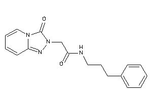 2-(3-keto-[1,2,4]triazolo[4,3-a]pyridin-2-yl)-N-(3-phenylpropyl)acetamide