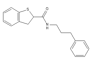N-(3-phenylpropyl)-2,3-dihydrobenzothiophene-2-carboxamide
