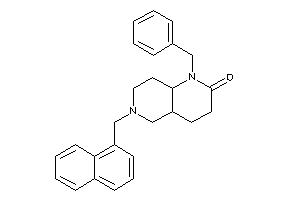 1-benzyl-6-(1-naphthylmethyl)-4,4a,5,7,8,8a-hexahydro-3H-1,6-naphthyridin-2-one