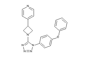 4-[1-[1-(4-phenoxyphenyl)tetrazol-5-yl]azetidin-3-yl]pyridine