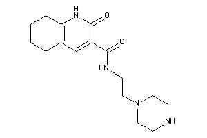 2-keto-N-(2-piperazinoethyl)-5,6,7,8-tetrahydro-1H-quinoline-3-carboxamide