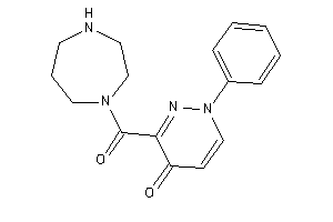 3-(1,4-diazepane-1-carbonyl)-1-phenyl-pyridazin-4-one