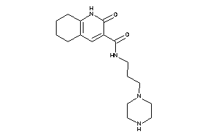 Image of 2-keto-N-(3-piperazinopropyl)-5,6,7,8-tetrahydro-1H-quinoline-3-carboxamide