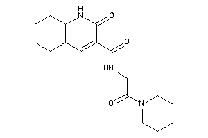 Image of 2-keto-N-(2-keto-2-piperidino-ethyl)-5,6,7,8-tetrahydro-1H-quinoline-3-carboxamide