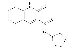 Image of N-cyclopentyl-2-keto-5,6,7,8-tetrahydro-1H-quinoline-3-carboxamide