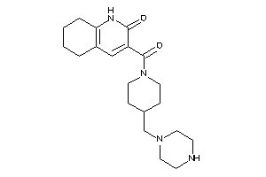 3-[4-(piperazinomethyl)piperidine-1-carbonyl]-5,6,7,8-tetrahydro-1H-quinolin-2-one
