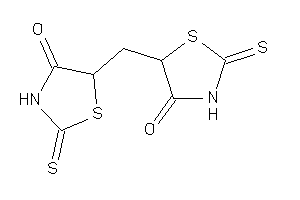 Image of 5-[(4-keto-2-thioxo-thiazolidin-5-yl)methyl]-2-thioxo-thiazolidin-4-one