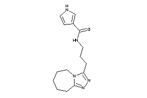 N-[3-(6,7,8,9-tetrahydro-5H-[1,2,4]triazolo[4,3-a]azepin-3-yl)propyl]-1H-pyrrole-3-carboxamide
