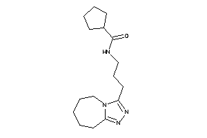 N-[3-(6,7,8,9-tetrahydro-5H-[1,2,4]triazolo[4,3-a]azepin-3-yl)propyl]cyclopentanecarboxamide