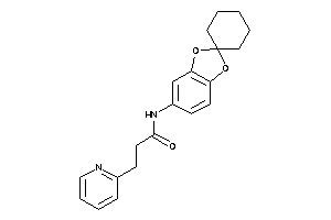 3-(2-pyridyl)-N-spiro[1,3-benzodioxole-2,1'-cyclohexane]-5-yl-propionamide
