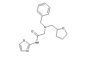 2-[benzyl(tetrahydrofurfuryl)amino]-N-thiazol-2-yl-acetamide