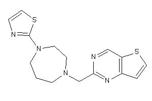 Image of 2-[(4-thiazol-2-yl-1,4-diazepan-1-yl)methyl]thieno[3,2-d]pyrimidine