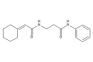 3-[(2-cyclohexylideneacetyl)amino]-N-phenyl-propionamide