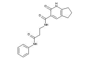 Image of N-(3-anilino-3-keto-propyl)-2-keto-1,5,6,7-tetrahydro-1-pyrindine-3-carboxamide