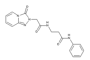 3-[[2-(3-keto-[1,2,4]triazolo[4,3-a]pyridin-2-yl)acetyl]amino]-N-phenyl-propionamide