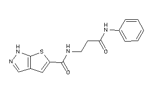 N-(3-anilino-3-keto-propyl)-1H-thieno[2,3-c]pyrazole-5-carboxamide