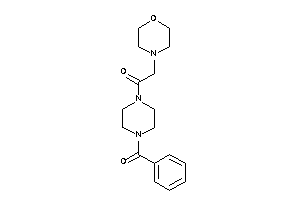1-(4-benzoylpiperazino)-2-morpholino-ethanone