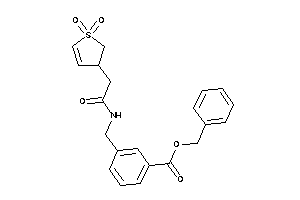 Image of 3-[[[2-(1,1-diketo-2,3-dihydrothiophen-3-yl)acetyl]amino]methyl]benzoic Acid Benzyl Ester