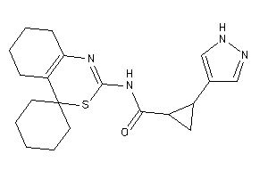 2-(1H-pyrazol-4-yl)-N-spiro[5,6,7,8-tetrahydro-3,1-benzothiazine-4,1'-cyclohexane]-2-yl-cyclopropanecarboxamide