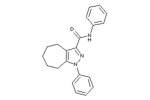 Image of N,1-diphenyl-5,6,7,8-tetrahydro-4H-cyclohepta[c]pyrazole-3-carboxamide