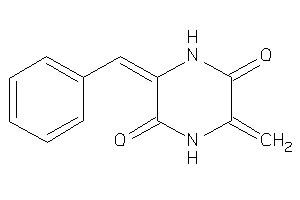 3-benzal-6-methylene-piperazine-2,5-quinone