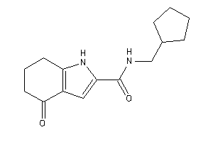 N-(cyclopentylmethyl)-4-keto-1,5,6,7-tetrahydroindole-2-carboxamide