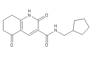 Image of N-(cyclopentylmethyl)-2,5-diketo-1,6,7,8-tetrahydroquinoline-3-carboxamide