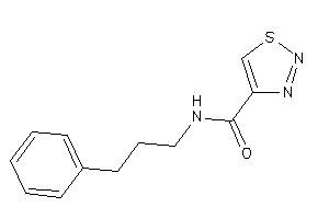 N-(3-phenylpropyl)thiadiazole-4-carboxamide