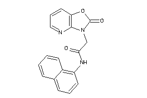Image of 2-(2-ketooxazolo[4,5-b]pyridin-3-yl)-N-(1-naphthyl)acetamide