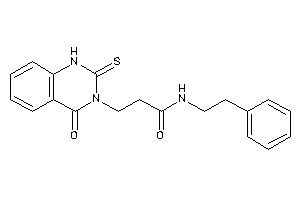 3-(4-keto-2-thioxo-1H-quinazolin-3-yl)-N-phenethyl-propionamide